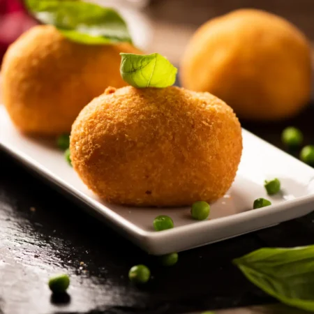 Arancini Fried Aubergines
