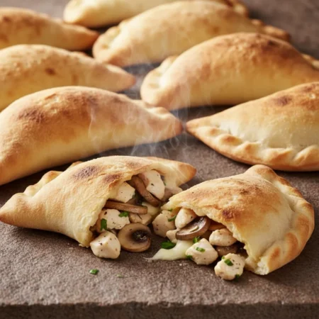 Rustic Calzone Chicken Mushroom