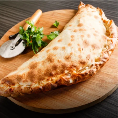 Rustic Calzone Ham Tomato Mozzarella