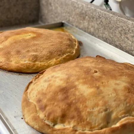 Vegetarian Spinach Broccoli Ricotta Savoury Pie