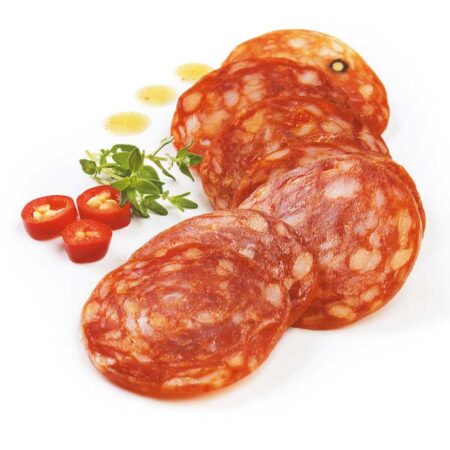 Negrini Salame Ventricina Piccante – Sliced