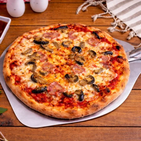 Ham Mushroom 7Black Olives