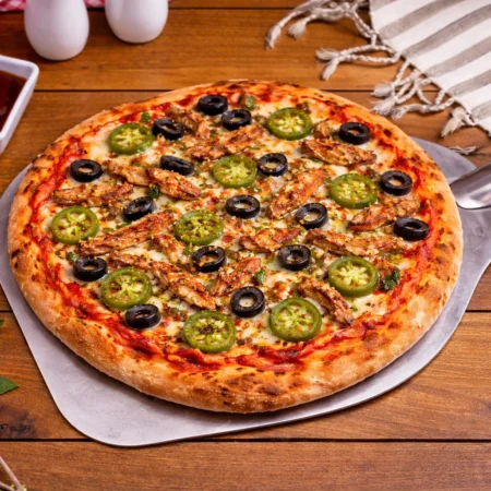 Vegan Don Pizza with Chicken soya strips