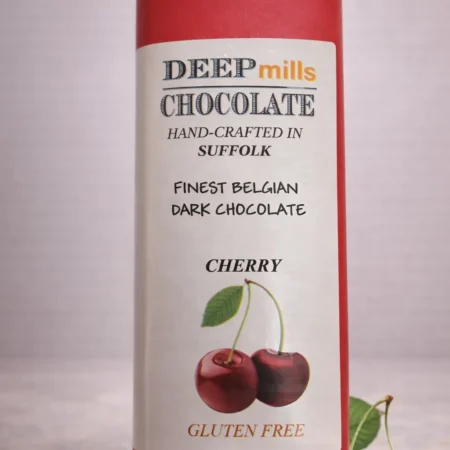 Handcrafted cherry chocolate bar