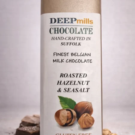 Roasted hazelnut & seasalt chocolate bar