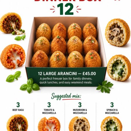 Family Dinner Box — 12 Large Arancini